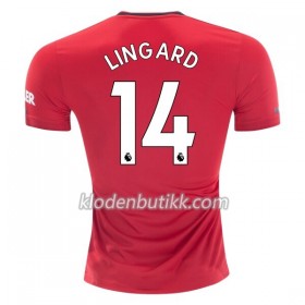 Manchester United Jesse Lingard 14 Hjemme Fotballdrakt 2019-2020 Kortermet